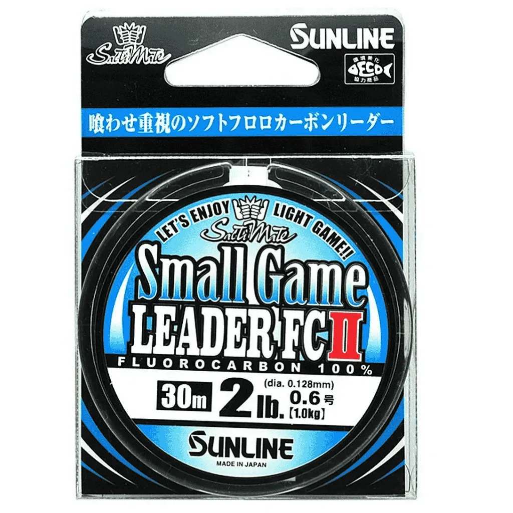 Sunline Small Game Leader FCII 30m 2LB (0.128mm) Lider Misina