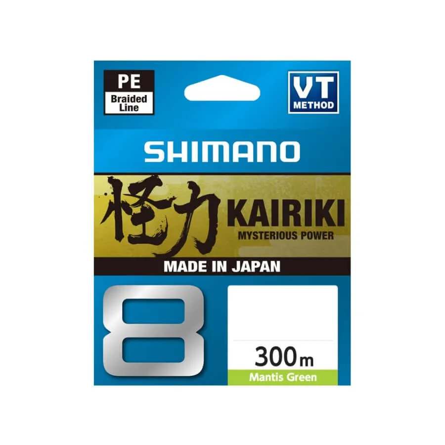 Shimano Kairiki 8 Örgü İp Misina 300 mt Mantis Green