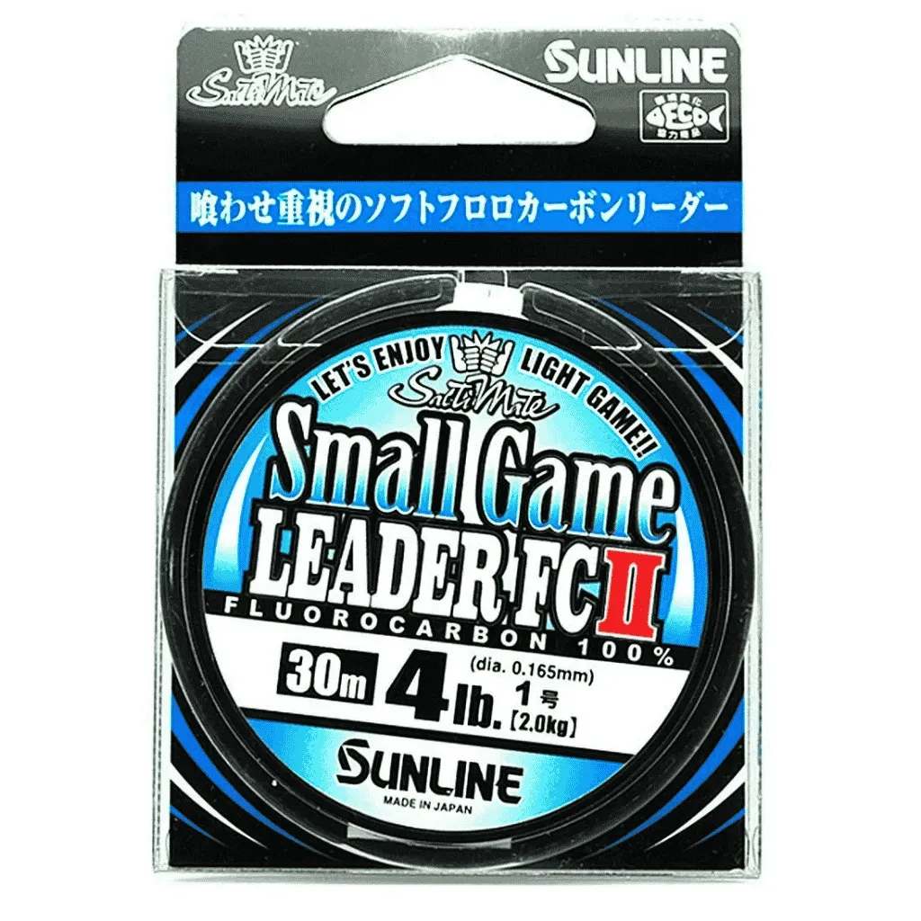 Sunline Small Game Leader FCII 30m 4lb (0.165mm) Florokarbon Lider Misina