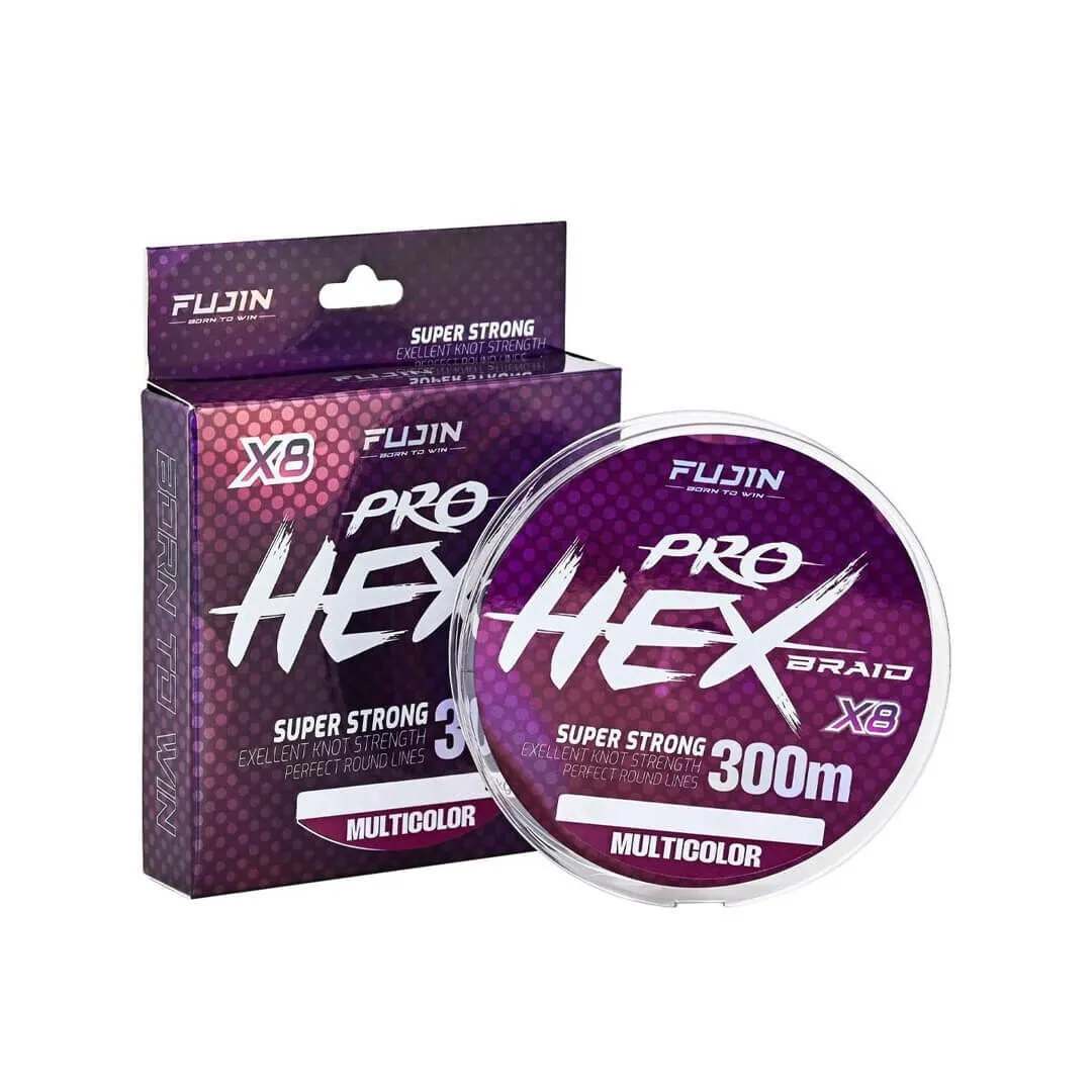 Fujin Pro Hex 8x 300 Mt Multi Color İp Misina