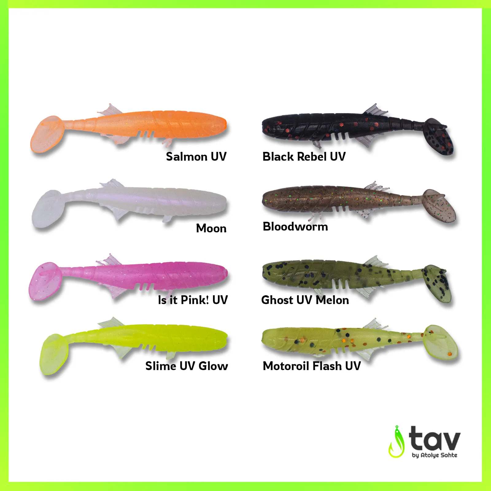 TAV LifeX GÜMÜŞ 55mm 7'li Paket Silikon LRF Yemi