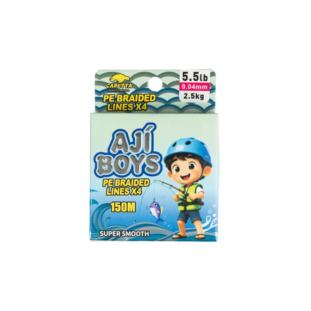 Caretta Aji Boys 4x 150 Mt Pink İp Misina