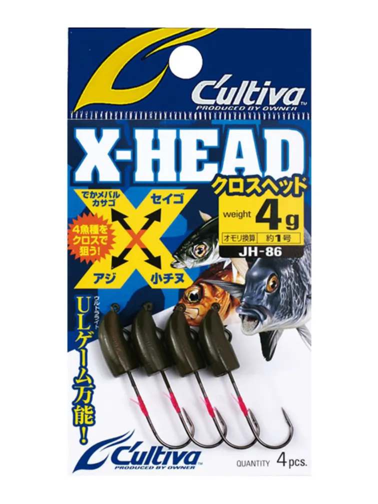Owner Cultiva 11681 JH-86 X-Head LRF Jig Head
