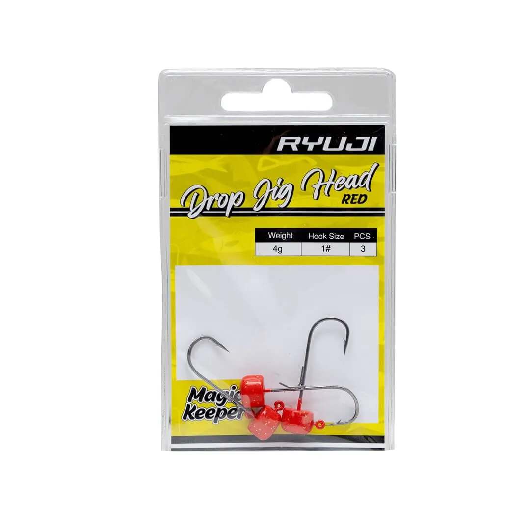 Ryuji Drop Jighead Red UV
