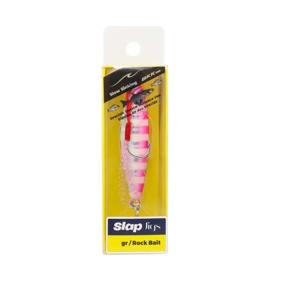 Hanfish Slap Special Pink Zebra Glow Jig Yem