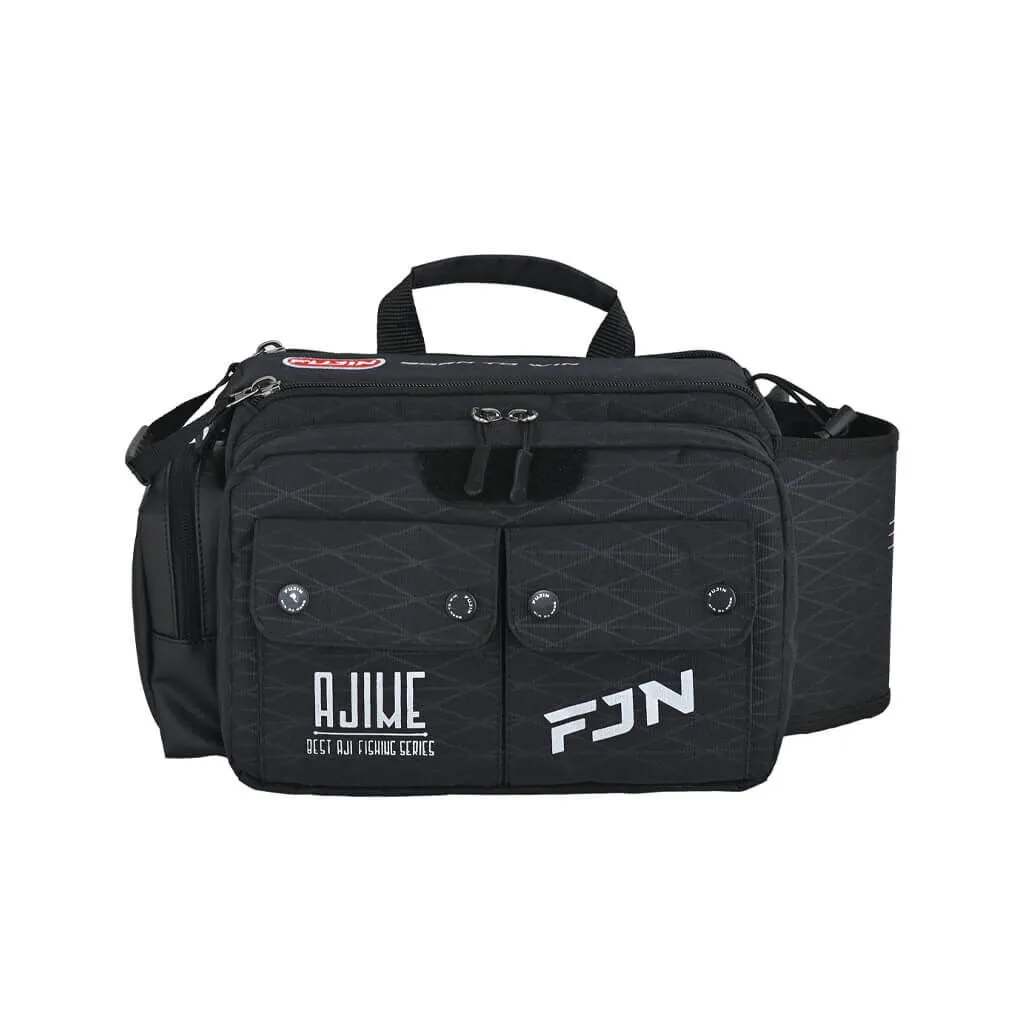 Fujin Ajime Bel Çantası Black Balıkçı Çantası