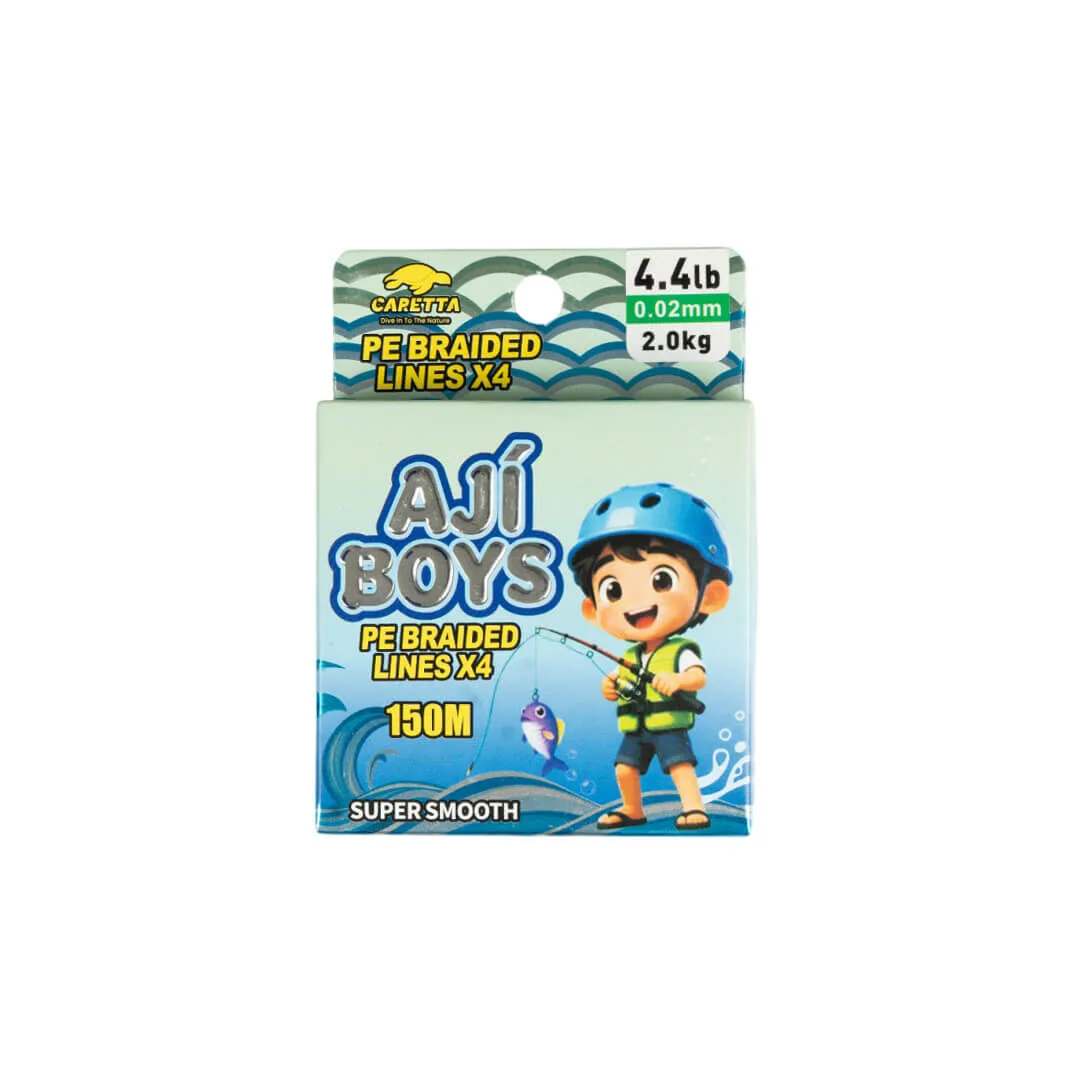 Caretta Aji Boys 4x 150 Mt Light Green İp Misina