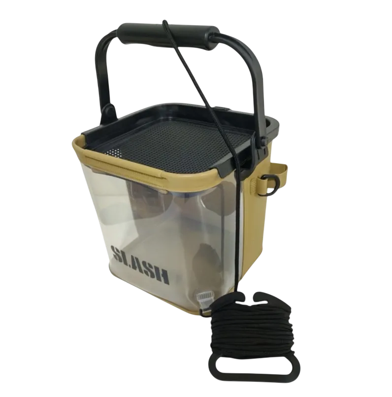 Slash Clear Live Bucket Haki Balık Kovası