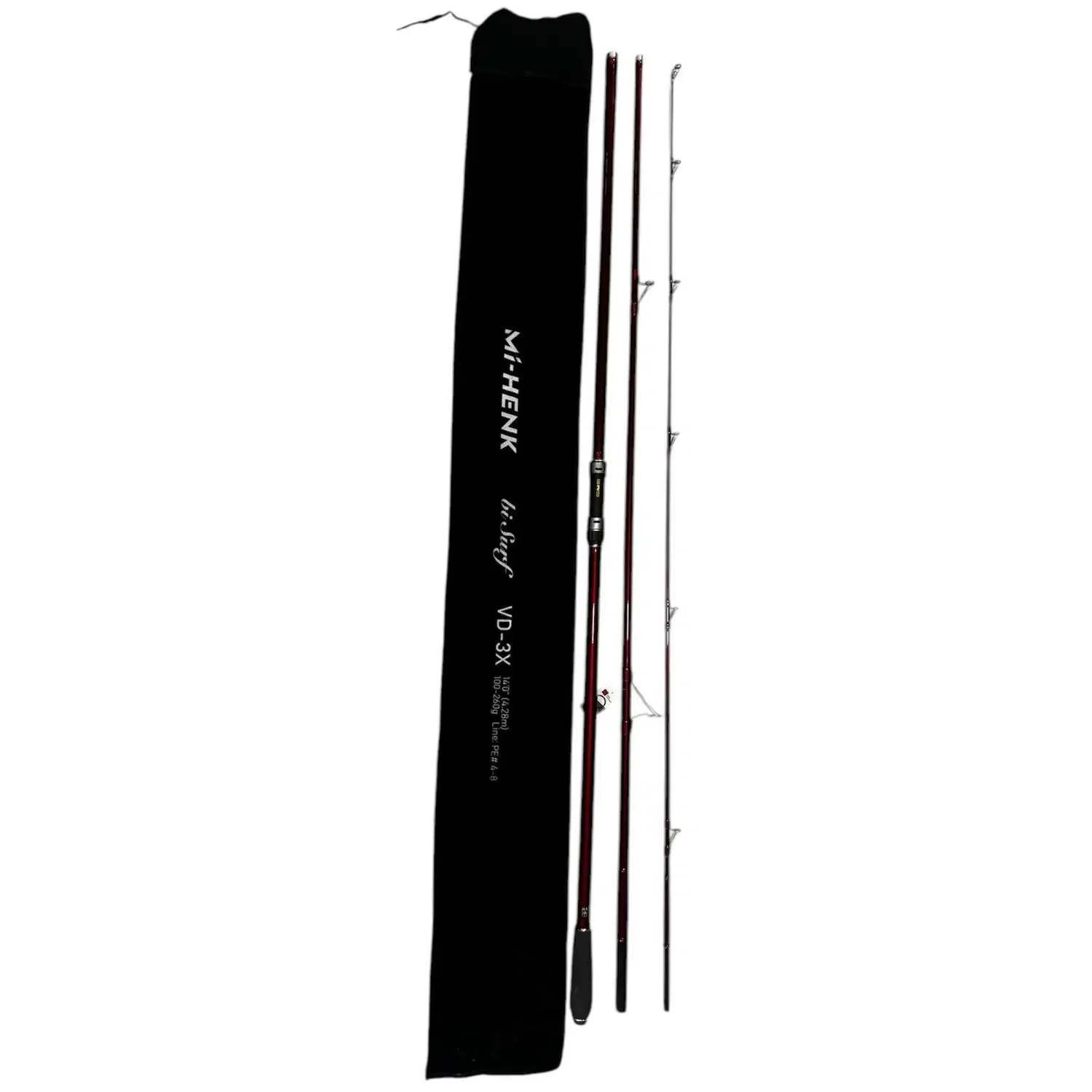 Mi-Henk Bisurf VD3X 4.28m 100-260gr 3P Surf Olta Kamışı