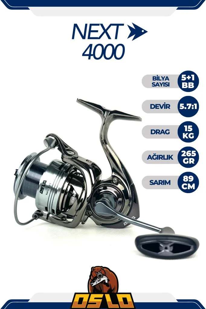 Oslo Next 4000 Spin Olta Makinesi